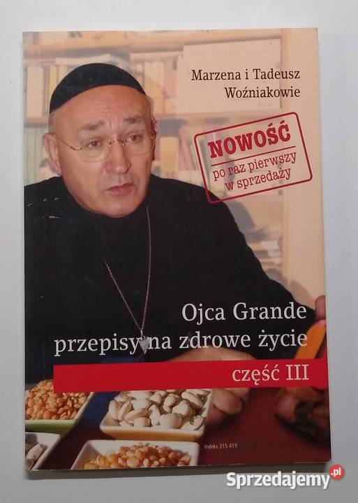 Ojca Grande przepisy na zdrowe życie część I II sprzedam