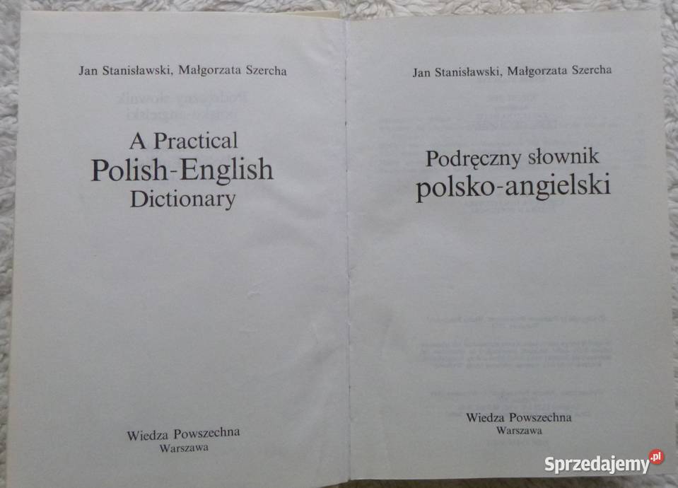 Podręczne słowniki polskoangielski i Rok wydania 1994 Warszawa