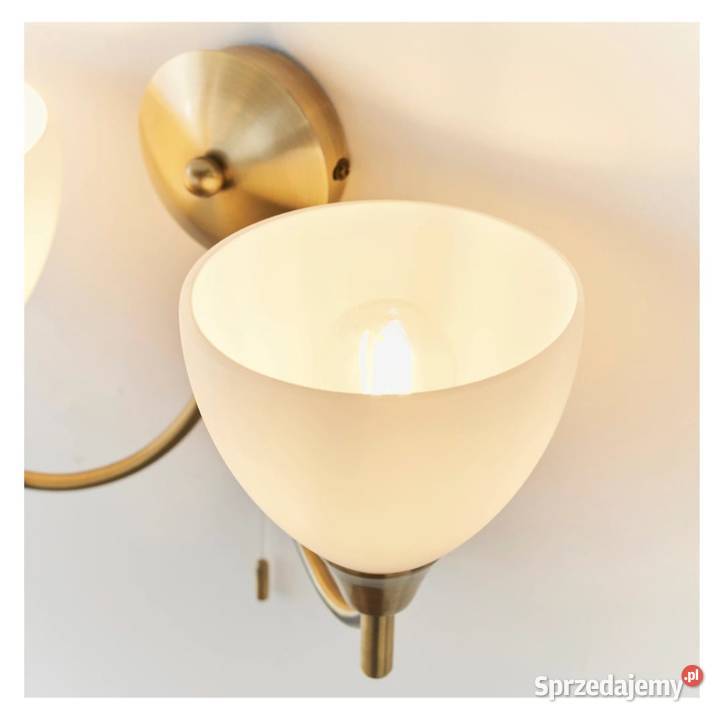 Anson Lighting Royal Antyczny mosiądz i szkło Bochnia