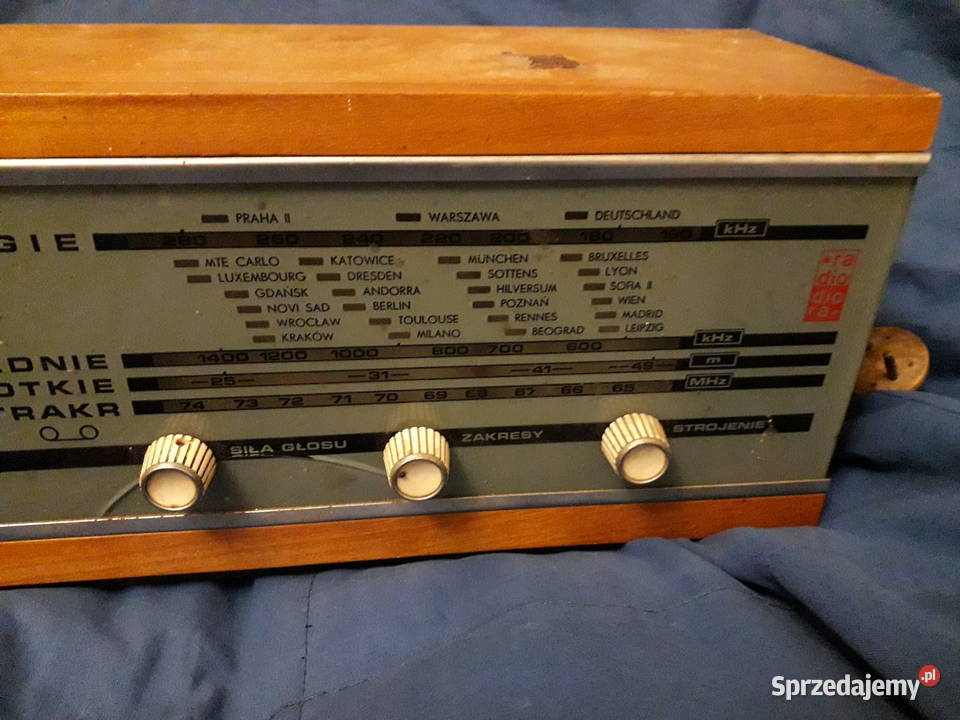 Lampowe radio KANKAN 3 gra Warszawa sprzedam