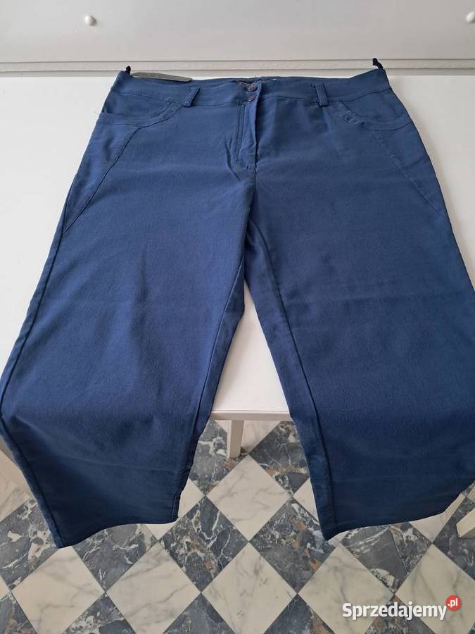 Spodnie damskie niebieskie 46 do sprzedania Kraków