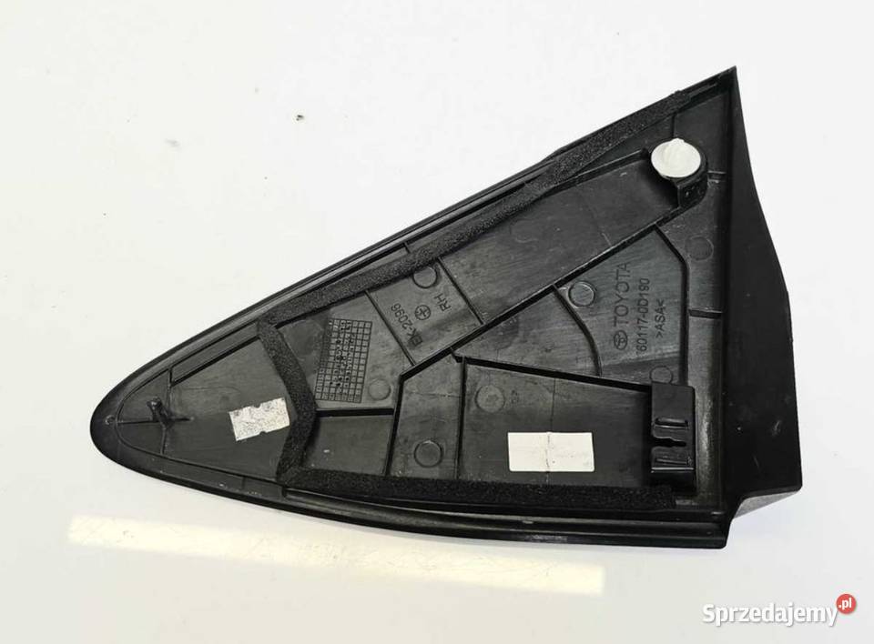 Trójkąt zaślepka błotnika Toyota yaris 3 Piasek