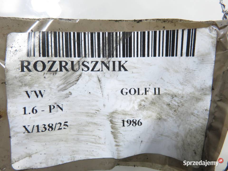 ROZRUSZNIK VW GOLF II 16 PN 055911023H