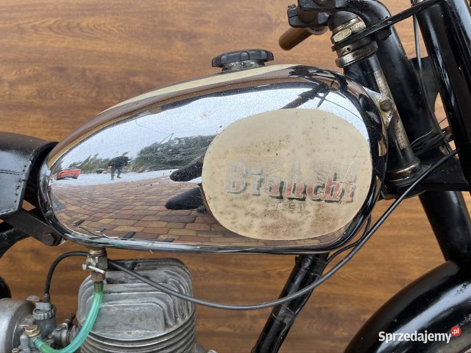 Piękne i sprawne Bianchi Bianchina 125 czarny Żychlin