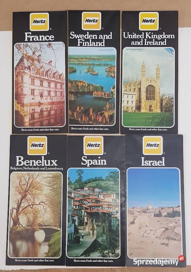 Broszura folder HERTZ lata 7080 motoryzacja Zielona Góra
