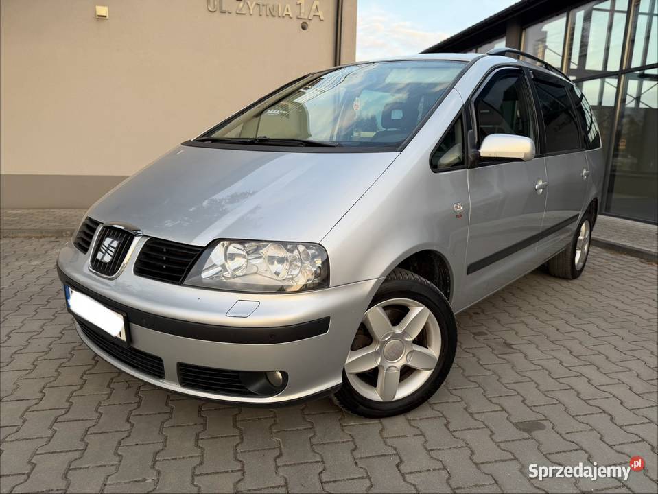 Śliczny 7 osobowy Seat Alhambra 140 Alhambra Motoryzacja łódzkie Radomsko
