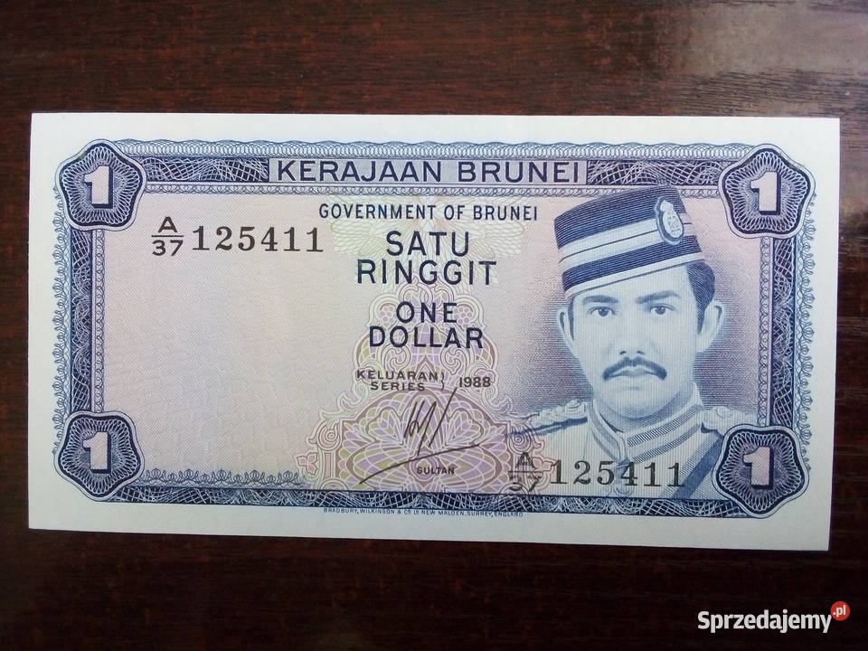 Banknot 1 dolar Brunei Płońsk