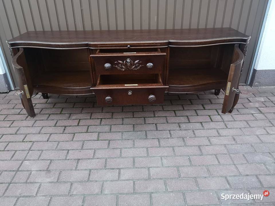 Komoda Niska RTV 197 Dębowa Solidna Zgrabna Swarzędz