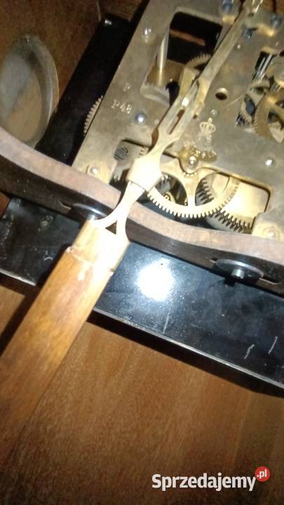 Stary zabytkowy zegar wiszący Gustav Becker drewno sprzedam