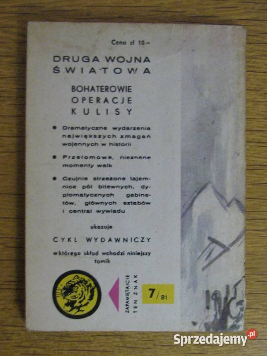 Żółty Tygrys Batalion śmiałych 781 Parczew sprzedam