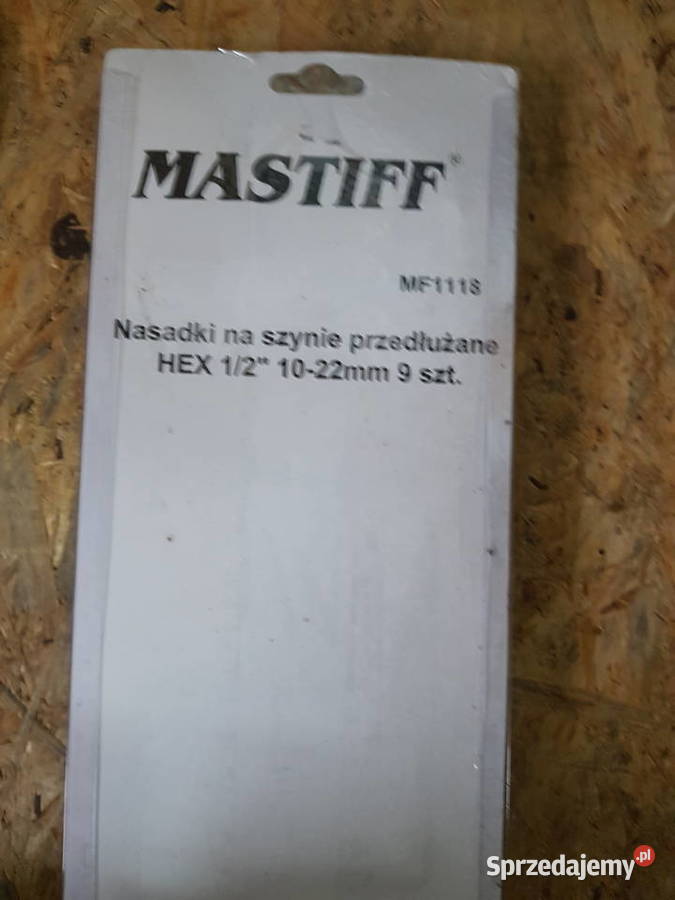 Nasadki długie 12 1022mm szyna 9e MASTIFF zestaw sprzedam