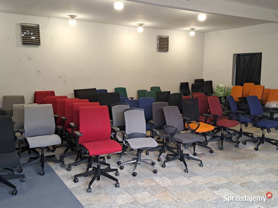 Fotel biurowy obrotowy Steelcase Think czerwony