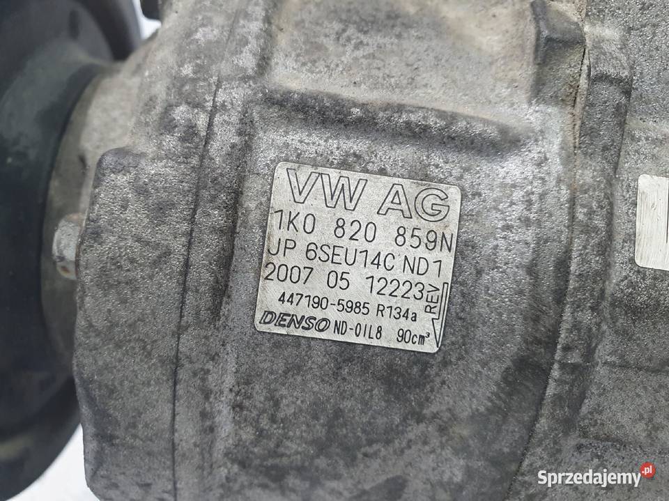 SPRĘŻARKA KLIMATYZACJI VW Golf V A3 II 8P 16 8V Chełm sprzedam