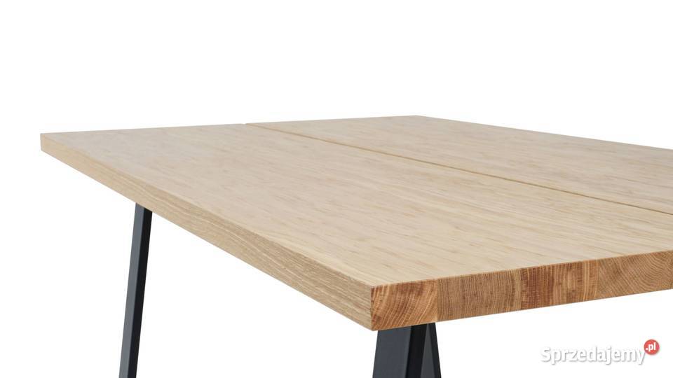 STÓŁ DĄB NATURALNY FORNI LOFT NOGI PIEMONT 94cm Woźniki