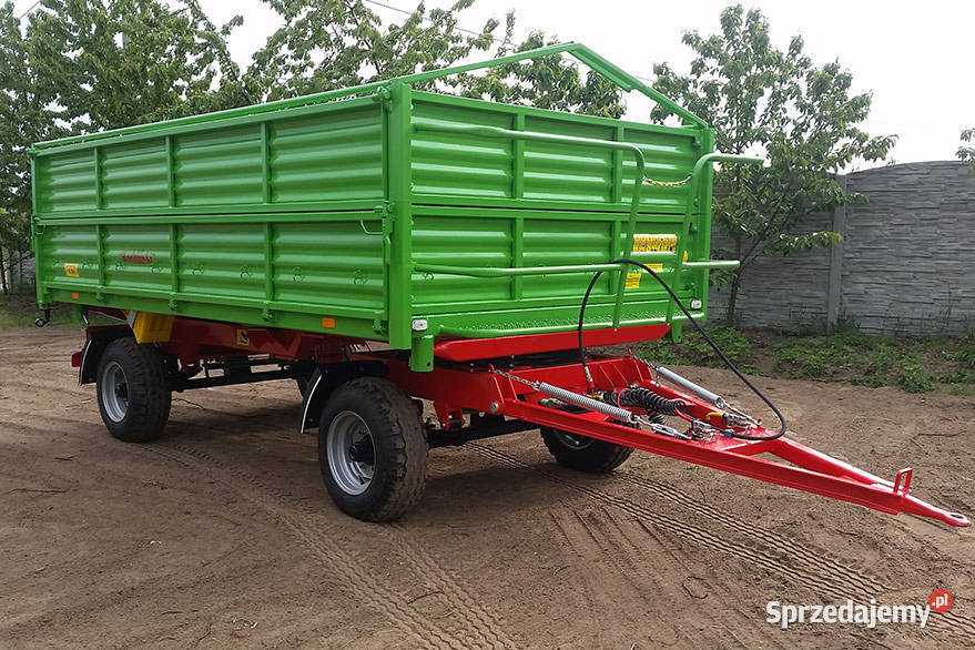 Przyczepa dwuosiowa rolnicza 25T skrętna oś Kraśnik sprzedam