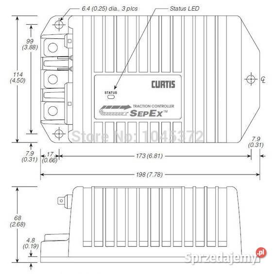 ORYGINALNY CURTIS 12434320 24V 36V 300A