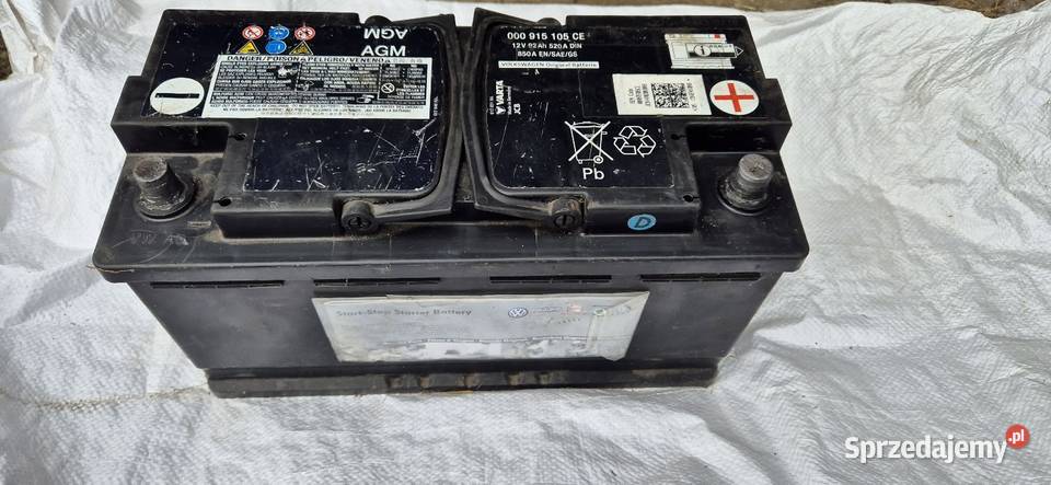 Akumulator żelowy varta AGM 12V92ah520a vw Jarocin