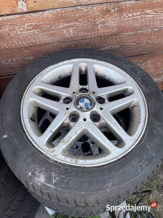 Koła e46 z oponami zimowymi Przybynów sprzedam