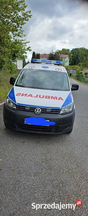 Ambulans karetka Volkswagen caddy maxi salon PL manualna Caddy Biskupiec sprzedam