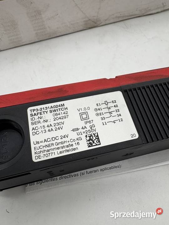 Euchner TP32131A024M 084142 Limit switch Warszawa sprzedam