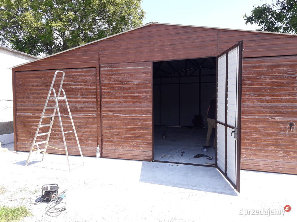 Garaż Blaszany Dwuspadowy Magazyn Gospodarczy Kazimierza Wielka