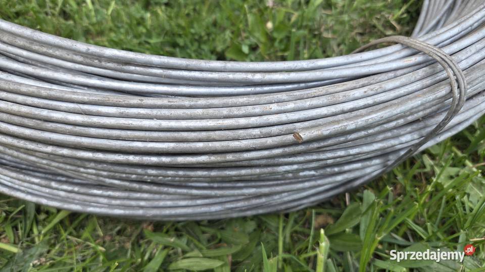 drut ocynkowany 5mm 300m 50 śląskie Poczesna