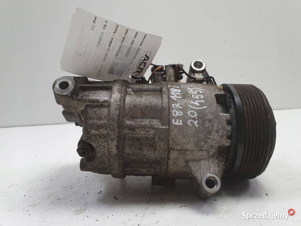 SPRĘŻARKA KLIMATYZACJI BMW E87 E90 20 i 9182794 lubelskie Chełm sprzedam