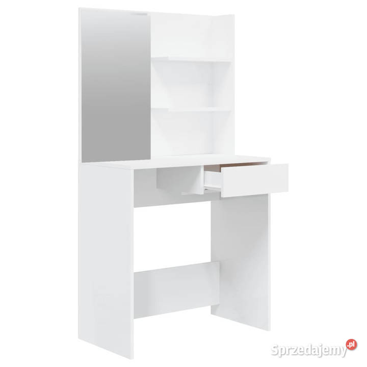 Zestaw z toaletką biały z połyskiem 745x40x141 Warszawa