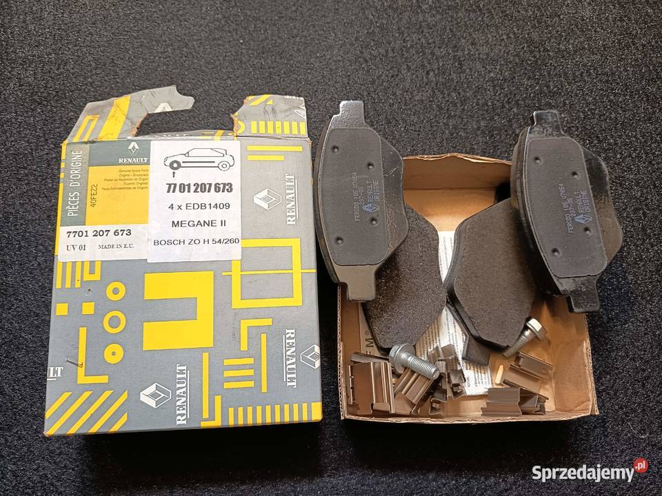 KLOCKI HAMULCOWE PRZÓD RENAULT MEGANE 7701207673 wielkopolskie