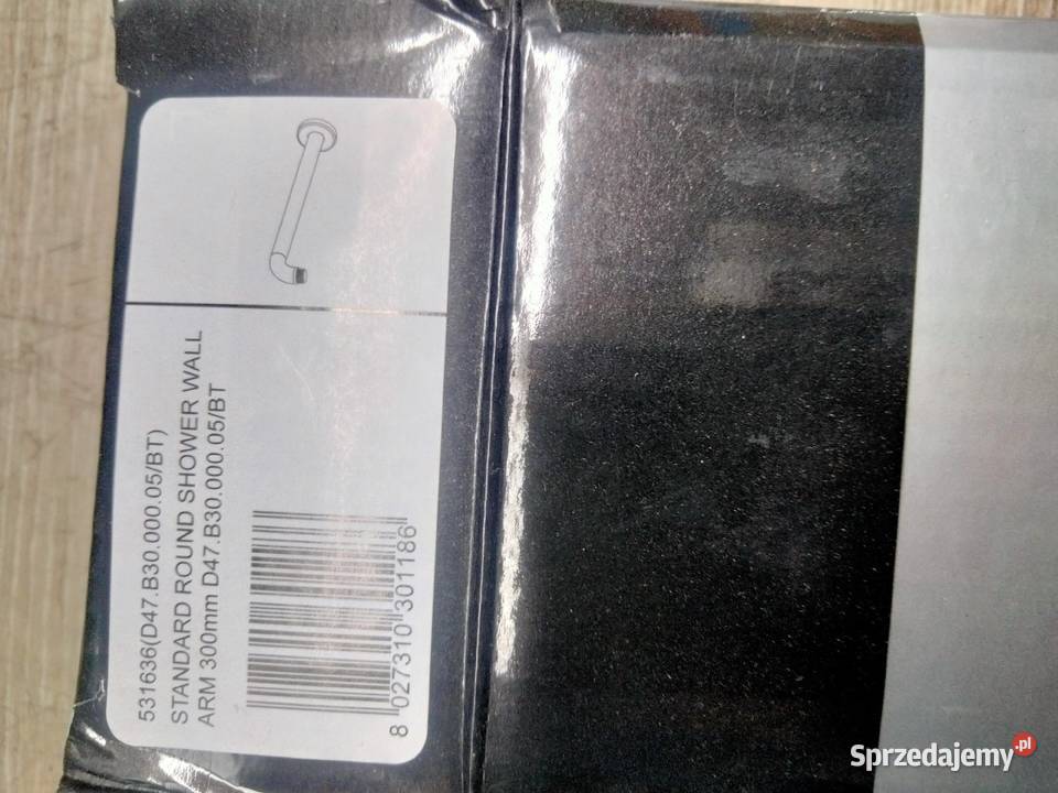 Ścienne ramię deszczownicy Nikles 300 mm chrom Wrocław