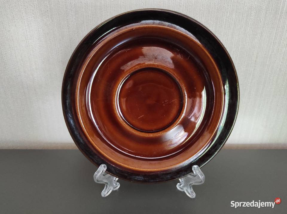 Spodek talerzyk porcelit Pruszków Porcelana i szkło Warpechy Stare