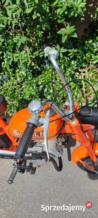 Motorynka Romet Pony m2 zabytek żółta tablica Romet Łódź