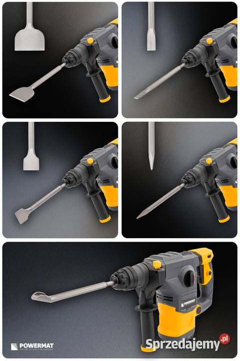 zestaw dłut sds 5 płaskie 250mm PMZD5T Pozostałe Katowice