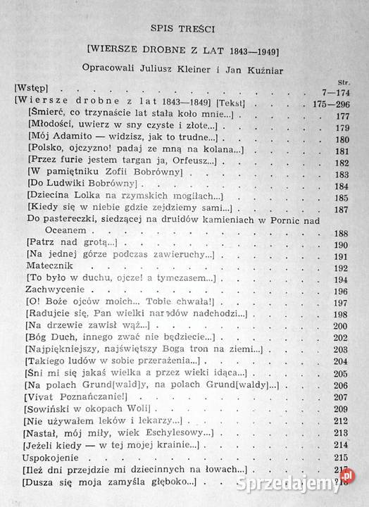 Juliusz Słowacki Dzieła wszystkie Tom 12 Cześć1 lubelskie Chełm