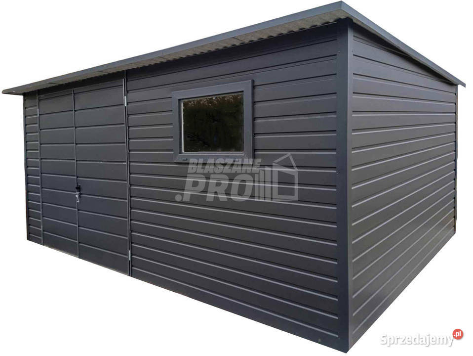 Schowek domek ogrodowy 45x25m Antracyt dach spad Kościerzyna