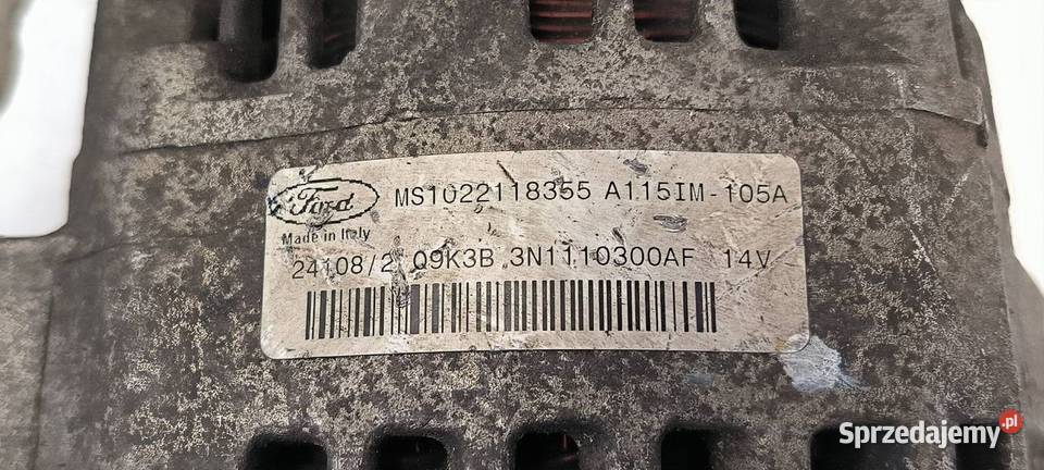 ALTERNATOR FORD FOCUS MK2 MS1022118355 osobowe Lipno