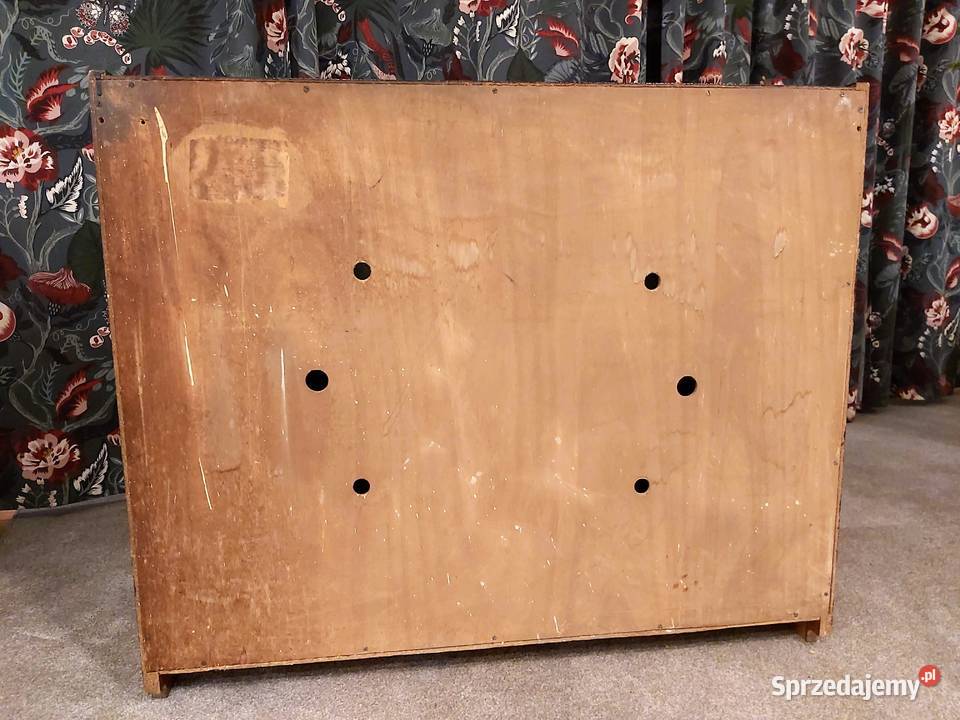 Komoda bieliźniarka pojemnik na pościel PRLretro 75cm mazowieckie Józefów