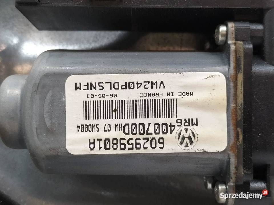 MECHANIZM SZYBY PRAWY PRZÓD 3D 6Q2959801A VW sprzedam