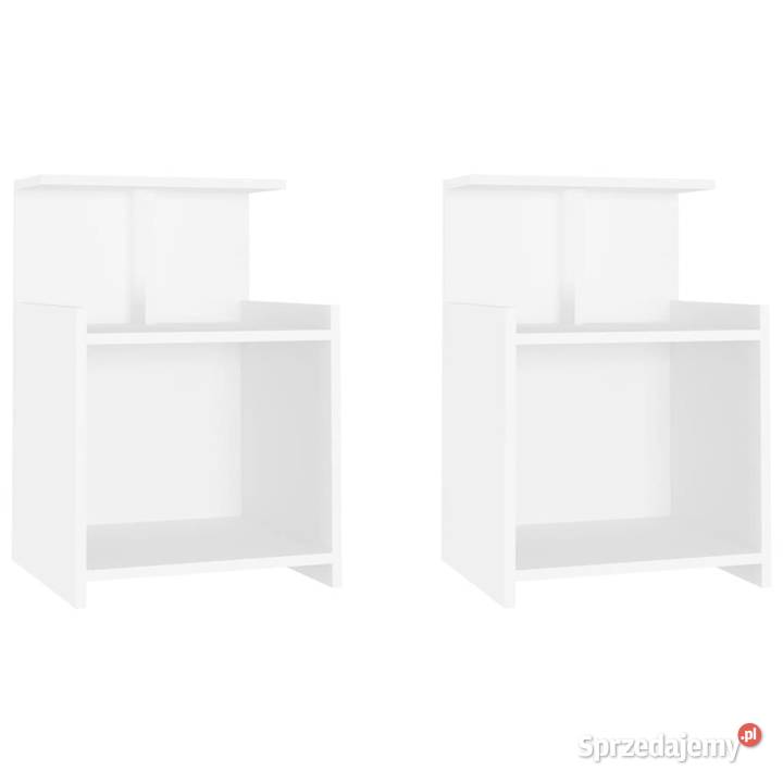 Szafki nocne 2 białe 40x35x60 WM806176 Nocne Warszawa sprzedam