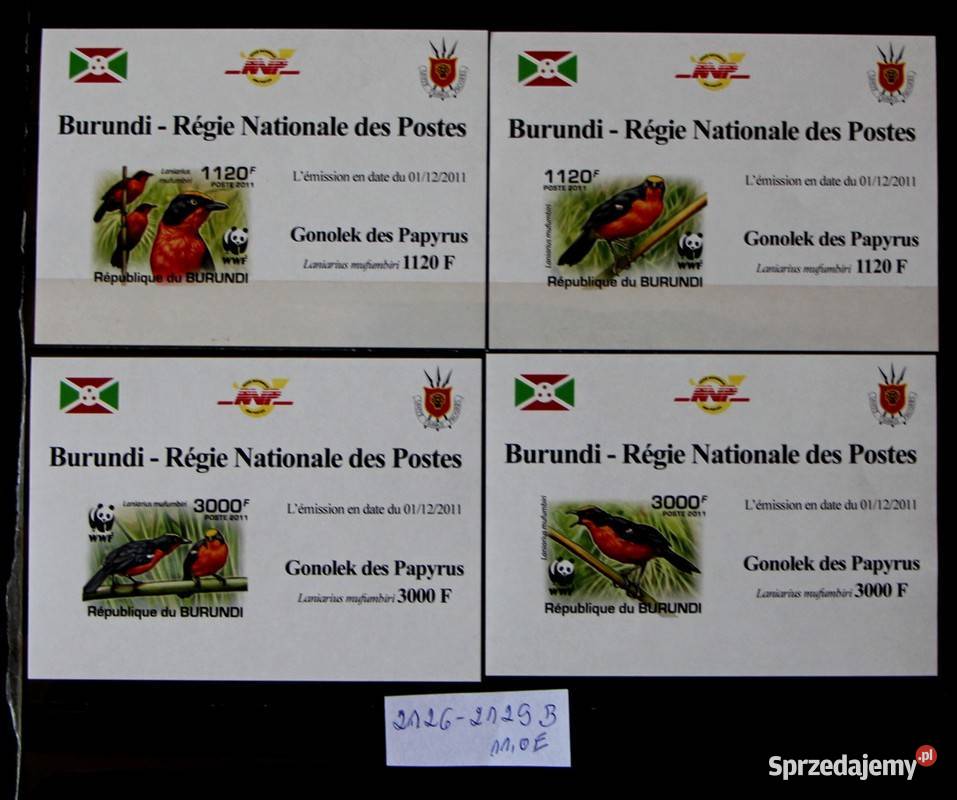Burundi Filatelistyka Oborniki