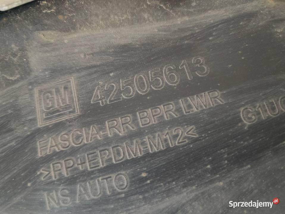 Dokładka Spoiler Zderzaka Tylnego Opel Mokka X Pleszew