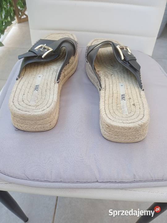 Klapki espadryle Zara damskie Poznań