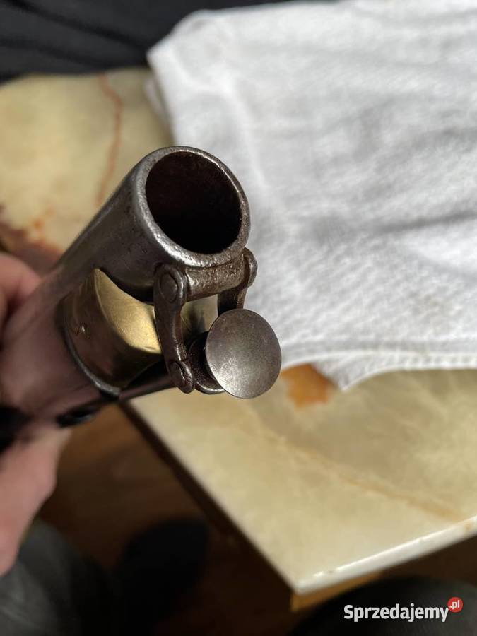 Angielski pistolet wojskowy skałkowy zachodniopomorskie Czaplinek