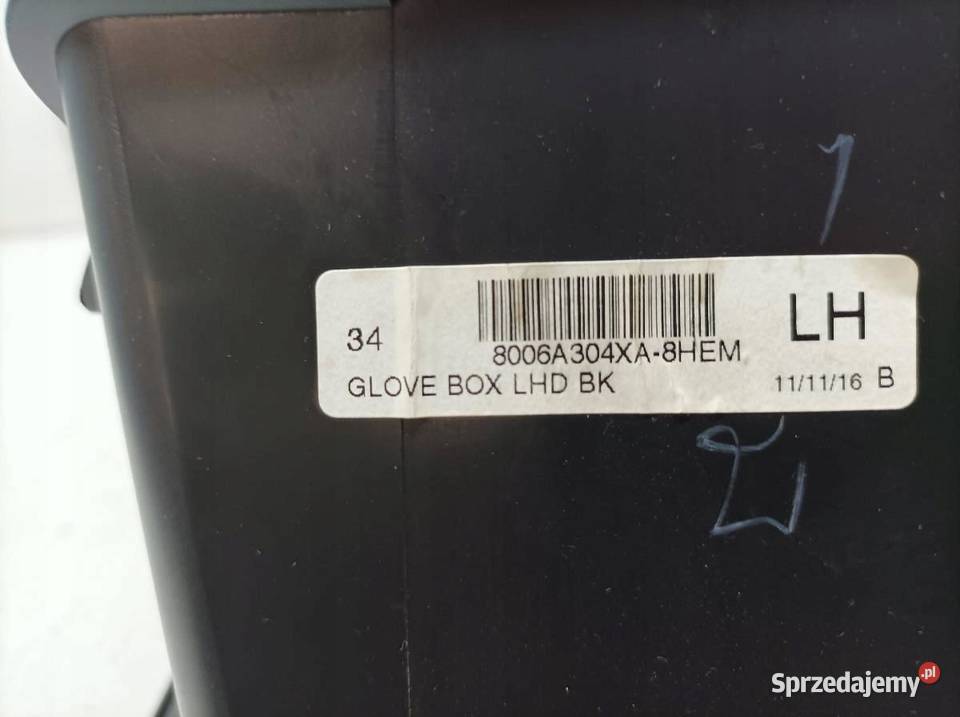 SCHOWEK PRAWY PASAŻERA EUROPA 8006A304XA 8HEM osobowe sprzedam