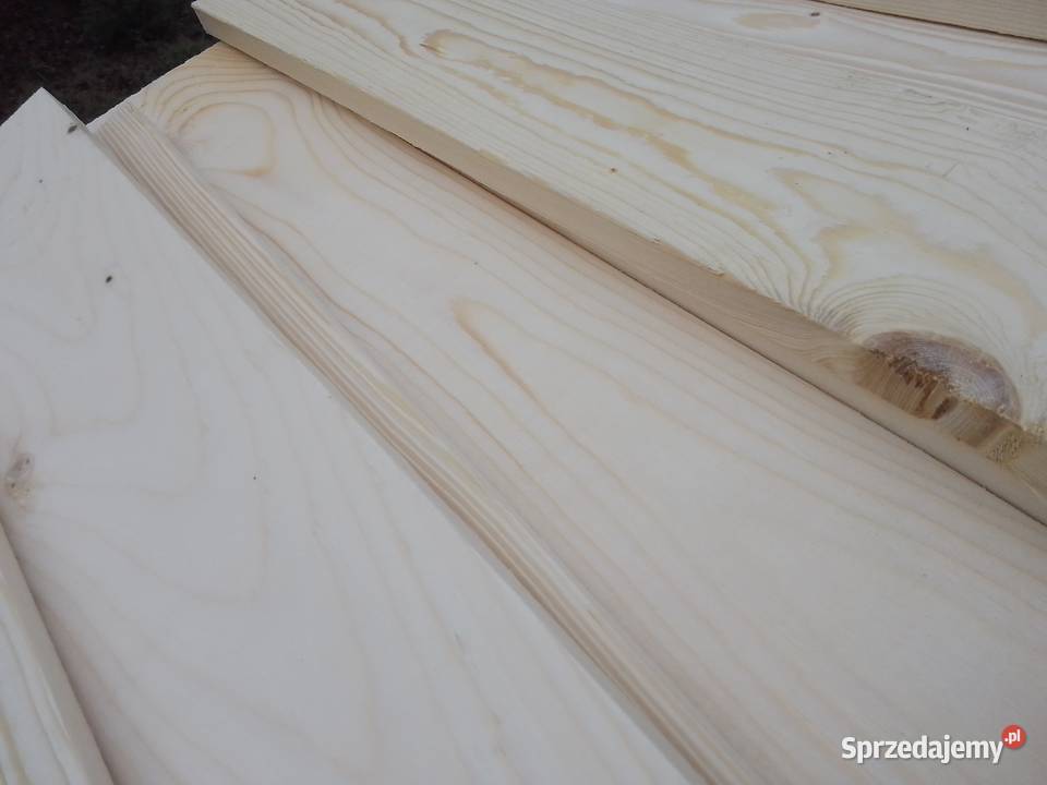 Heblowane deski świerk 80 x 12 x 2 nowe suche Drewno konstrukcyjne dolnośląskie Wrocław