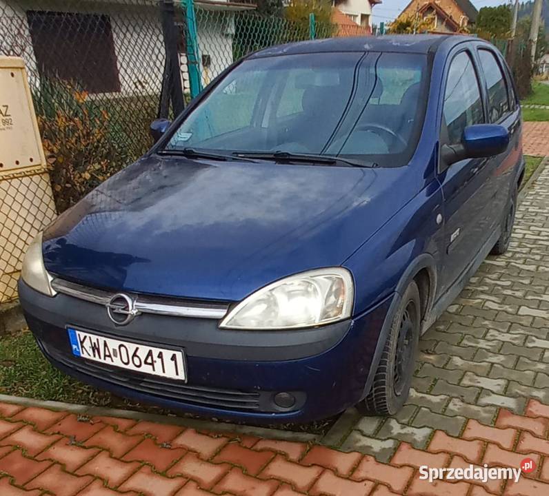 Sprzedam corsę c 17 2003r małopolskie Wadowice sprzedam