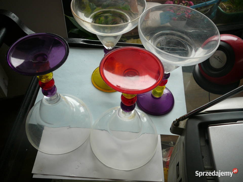 4 kieliszki do margarity tworzywo lata 80 Wrocław
