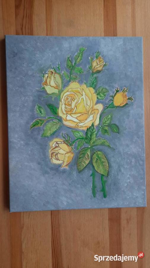 Kwiaty obraz na płótnie 40 x 50 ELange Poznań