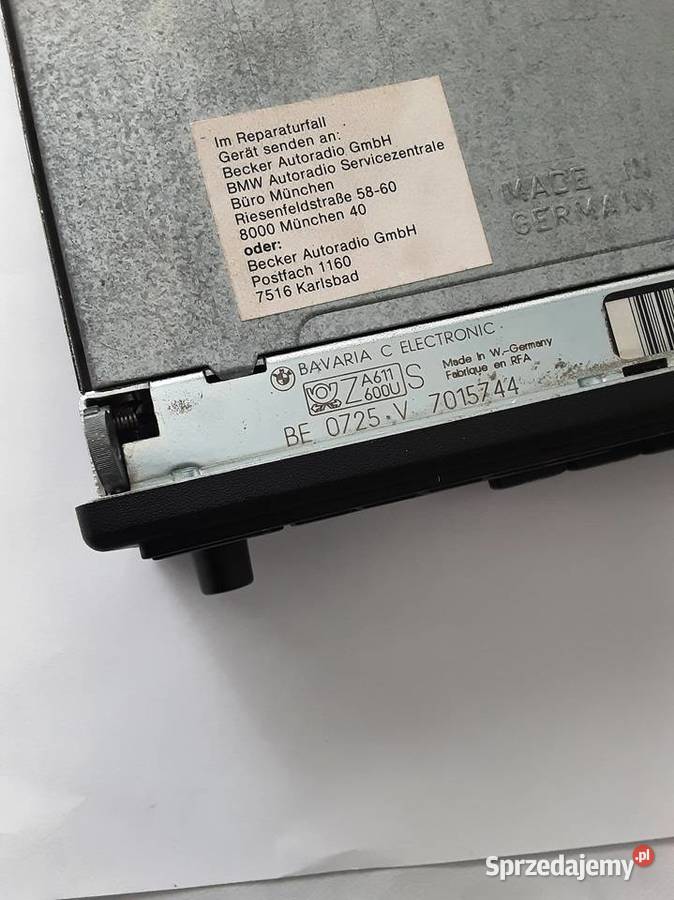 Radio BMW BECKER BAVARIA C Electronic Malbork
