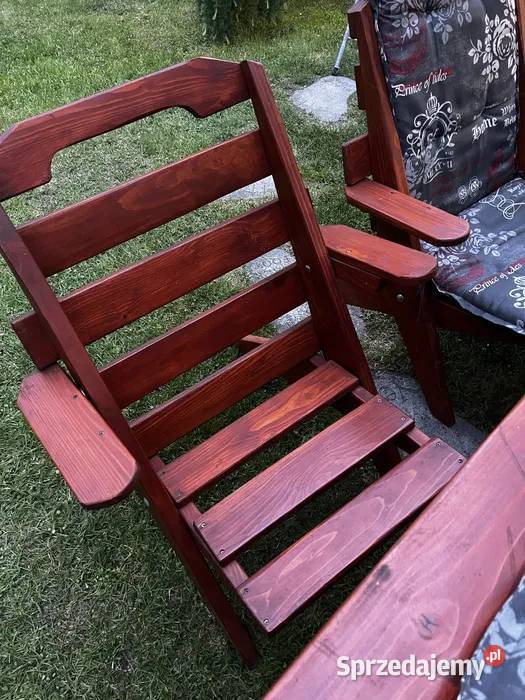 Zestaw ogrodowy 6 osobowy kol mahoń poduchy Siemianowice Śląskie